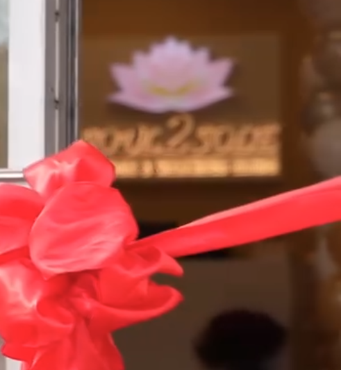 Grand opening ribbon cutting
